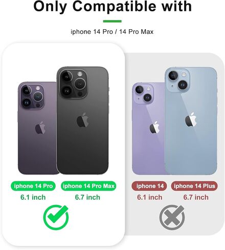 Camera Lens Protector For iPhone 14/14 Plus,Aviation Aluminum 3D Ring,9H Tempered Glass,360 degree Protection,HD Clarity,4 Layers Unique Design,Full Coverage(Silver) in Saudi Arabia