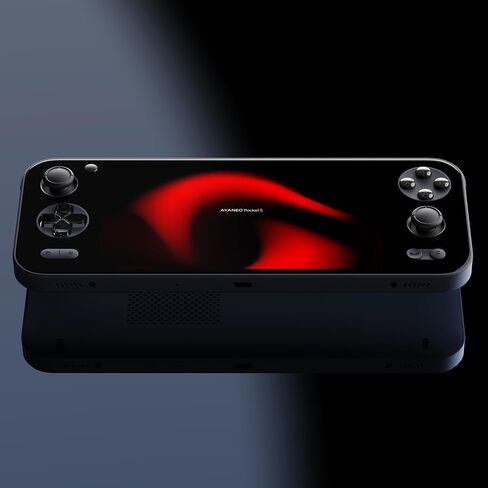 AYANEO Pocket S-6 Inches 1080P Handheld Android Video Game Console 1920x1080 Tablet PC Video Game Console Snapdragon G3x Gen 2 CPU (Black, 16GB+512GB) in Saudi Arabia