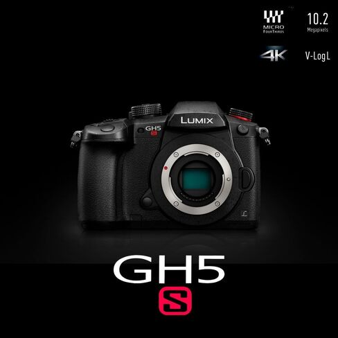 كاميرا PANASONIC LUMIX GH5s Body C4K بدون مرآة، مستشعر MOS متعدد الجوانب عالي الحساسية 10.2 ميجابكسل، C4K / 4K UHD 422 10 بت، DC-GH5S (مجدد معتمد) in Saudi Arabia