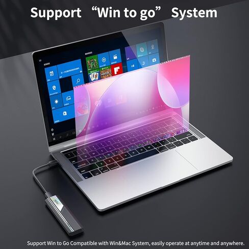 Netac 500GB Portable SSD Up to 1050MB/s Read 1000MB/s Write Speed Type-C USB 3.2 Gen 2, External Solid State Drive PCIe Gen3x4 NVMe1.3 Business Travel Essential Dust-Resistant, ZX10 in Kuwait