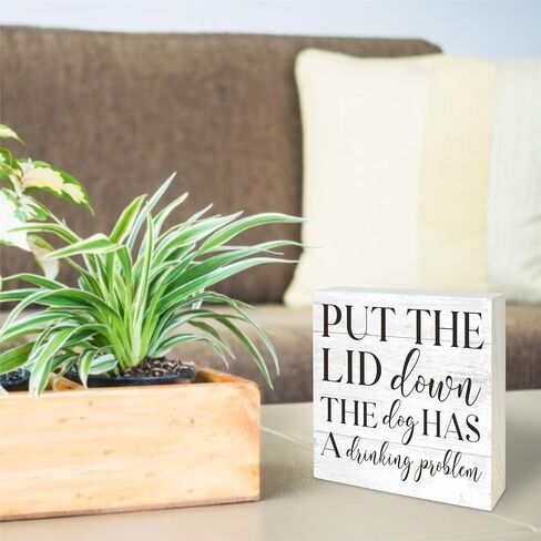 4"X4" Funny Wooden Block Sign - Chef Was Cute Would Eat Here Again - Pine Wood Plaque, Home & Office Desk Decor, Room Tabletop Ornament, Shelf Supplies, Decorative Housewarming Gift - A05 in Saudi Arabia