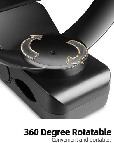 مروحة Viniper بمشبك USB مقاس 6 بوصات، مروحة مكتب صغيرة محمولة: دوران 360 درجة، مروحة طاولة الرياح 3 سرعات، هادئة قوية للمنزل والمكتب (مروحة تعمل بالطاقة USB غير قابلة لإعادة الشحن) - وردي in Kuwait