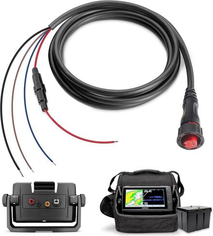 010-12445-00 Power/Data Cable Threaded 4-pin 6 Feet Fits for Garmin echoMAP Chirp,ECHOMAP Plus UHD,GPSMAP,Panoptix Upgrade (6 feet) in Saudi Arabia
