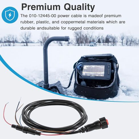 010-12445-00 Power/Data Cable Threaded 4-pin 6 Feet Fits for Garmin echoMAP Chirp,ECHOMAP Plus UHD,GPSMAP,Panoptix Upgrade (6 feet) in Saudi Arabia