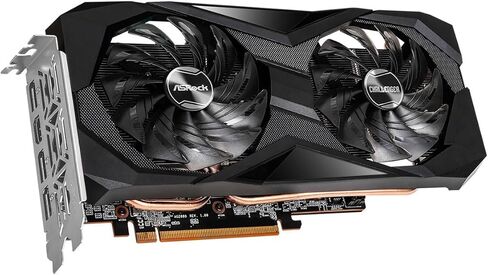 بطاقة رسومات ASRock AMD Radeon RX 6600 XT Challenger D 8GB OC، 3 x DisplayPort، 1 x HDMI، 8GB 128bit GDDR6، مروحة محورية مخططة، أنبوب حراري فائق الملاءمة، لوحة خلفية معدنية أنيقة، (RX6600XT CLD 8GO) in Kuwait