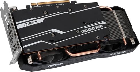 بطاقة رسومات ASRock AMD Radeon RX 6600 XT Challenger D 8GB OC، 3 x DisplayPort، 1 x HDMI، 8GB 128bit GDDR6، مروحة محورية مخططة، أنبوب حراري فائق الملاءمة، لوحة خلفية معدنية أنيقة، (RX6600XT CLD 8GO) in Kuwait