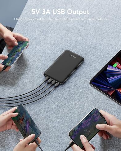 Charmast 26800mAh Slim Portable Charger Power Bank, 15W Fast Charging Battery Pack, Travel Essentials Compatible with iPhone 16/16 Pro/16 Pro Max, iPhone15/14/13/12 Series, iPad, Samsung etc in Saudi Arabia