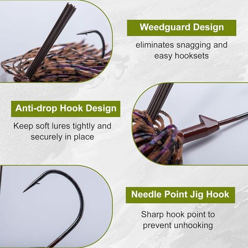 رقص السباحة من التنجستين لصيد الأسماك، 3/8 أونصة من الرقص مع واقي من الأعشاب، رقص من التنجستن لصيد الأسماك، تنانير من السيليكون، رقصات قلابة، طعم صيد سمك السلمون المرقط، بايك، العين رمادية فاتحة اللون in Kuwait