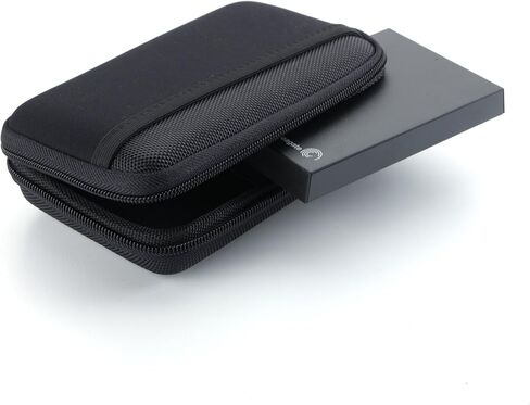 DL-64-RED Portable EVA Hard Drive Carrying Case Pouch, Red in Saudi Arabia