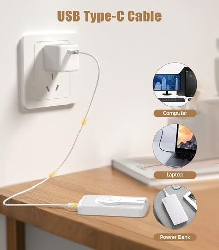 مصباح سيلفي LED من MACTREM لهاتف iPhone/الكمبيوتر/الكاميرا، مشبك إضاءة للهاتف، 3 أوضاع إضاءة قابلة للتعديل لدرجة حرارة اللون لإضاءة الهاتف لصور السيلفي ومؤتمرات التكبير والفيديو والمكياج والبث المباشر in Kuwait