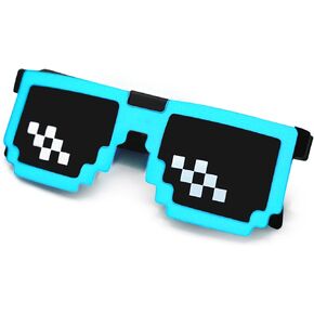 Light Up Party Glasses, Unique Front Frame Illumination, 3 Modes, 3D Effect for Concerts and Parties
