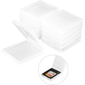 whiteeeen 12pcs Clear Protective Cartridge Storage Case Box for Nintendo for Gameboy GB GBC GBP Color Game