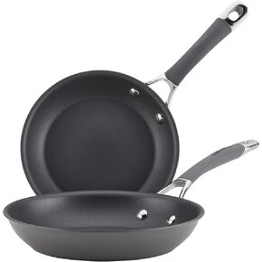 Circulon 83905 Radiance [hard anodized] Nonstick Frying pan set / Skillet Set - 8.5 Inch and 10 Inch, Gray