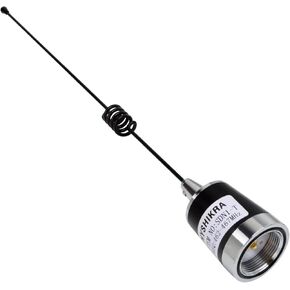 GMRS NMO Antenna, 462-467Mhz 17.7-in UHF Whip Outdoor Mobile Antenna for Kenwood Yaesu Midland Icom Motorola Transceiver