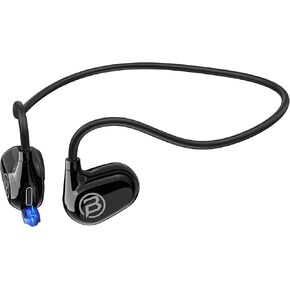 BUGANI Open Ear Headphones Bluetooth Wireless Sports Headphones Lightweight Sweat Resistant Running Earphones for Workout, Bicycling, 8 Hours Playtime