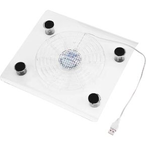fosa Cooling Pad for /PS3/Laptop, Ultra Quiet Cooler Stand with LED RGB Lights, Light Weight Gaming Cooling Stand Cooling Base for , PS3, Notebook