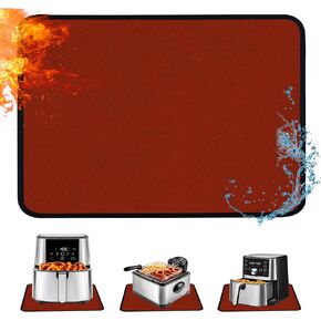 Heat Resistant Mat for Air Fryer,Deep Fryer,Oven,16x20in Hot Pads for Kitchen Counter Heat Protector,Under Coffee Maker Mats for Quartz Countertop Protector,Deep Fryer Coffee Machine Accessories