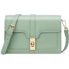 KKXIU Crossbody Bags for Women Trendy Vegan Leather Shoulder Purse with Adjustable Strap