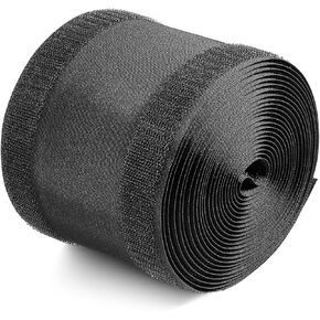 Syhood Cord Cover Floor Carpet Cable Cover Floor Wire Cover Protector Cable Management for Office Carpet, Keep Cable Organized and Protect Cords (Black,4 Inch X 30 Feet)