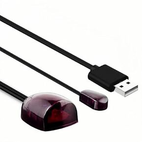 Infrared Remote Control Extender Cable, 10 Feet USB IR Blaster Cable, IR Repeater Cable Kit, IR Extender, IR Emitter& IR Signal Receiver& USB Power Cable for TV, DVD Player, STB Box (10 Feet)