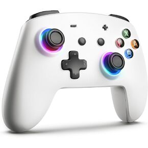 وحدة تحكم ECHTPower Switch Pro، وحدات تحكم لاسلكية مع ضوء LED/أزرار ماكرو، وحدة تحكم توربو مع اهتزاز مزدوج/6 محاور جيروسكوبية، وحدات تحكم احترافية للتبديل/Lite/OLED