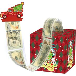 Father's Day Money Box for Cash Gift Pull, Birthday Money Box for Cash Gift Pull Surprise Gift Box Father Birthday Party Money Pull Box