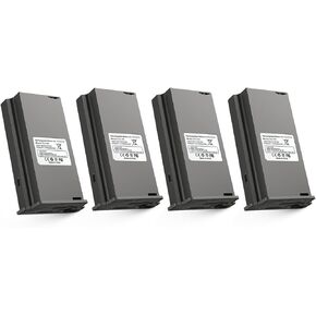 4PCS New Reveal Hunting Camera Battery Pack Compatible with Camera Reveal X Gen 3.0, Pro 3.0, X, X Pro, X Gen 2.0, XB, SK Replacement Rechargeable Extend Battery Upgraded 2.0