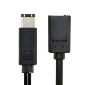 xiwai Firewire IEEE 1394a 6Pin Female to 1394 6Pin Male 400-400 High Speed Extension Data Cable for Laptop Video Capture Card 20cm