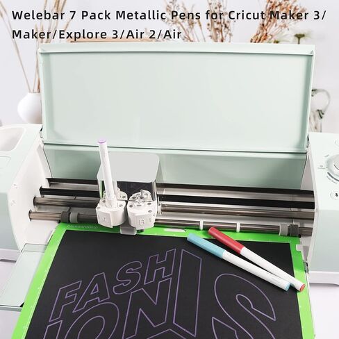 White Ink Gel Pens for Cricut Maker3/Maker/Explore 3/Air 2/Air, 7 Pack Medium Point Pens for Drawing, Lettering, Adding Highlights in Kuwait