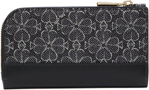 Kate Spade New York Women's Devin Saffiano Leather Card Holder, Black, One Size in Kuwait