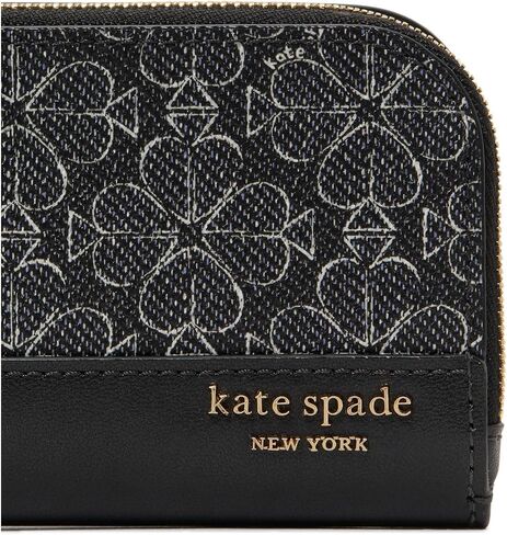 Kate Spade New York Women's Devin Saffiano Leather Card Holder, Black, One Size in Kuwait