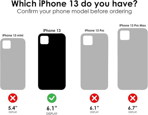OtterBox Commuter Series Case for iPhone 13 (Only) - Non-Retail Packaging - Black in Saudi Arabia