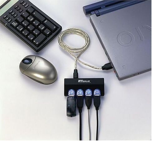 تارجوس، موزع 4 منافذ USB 1.1 PA055U (أسود) in Kuwait