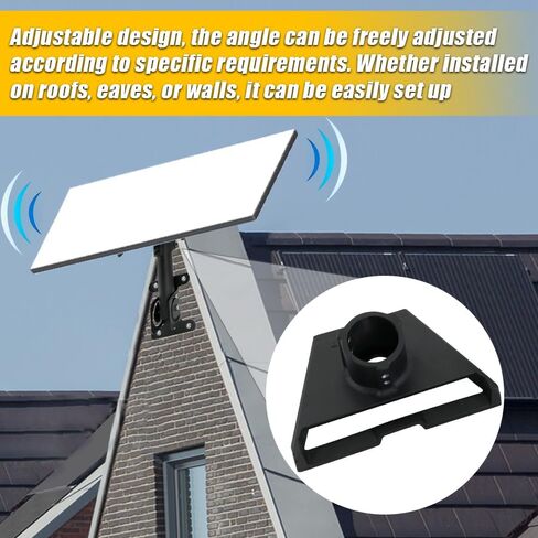 Satellite Mounts Starlink Pivot roof Mount Starlink Gen 3 Mount kit Pole Mount Compatible with Starlink Gen 3/V3 in Saudi Arabia