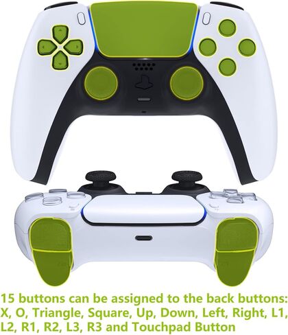 eXtremeRate Volcanic Red Rubberized Grip Programable RISE4 Remap Kit for PS5 Controller BDM-030 040 050, Upgrade Board & Redesigned Back Shell & 4 Back Buttons for PS5 Controller - Without Controller in Saudi Arabia