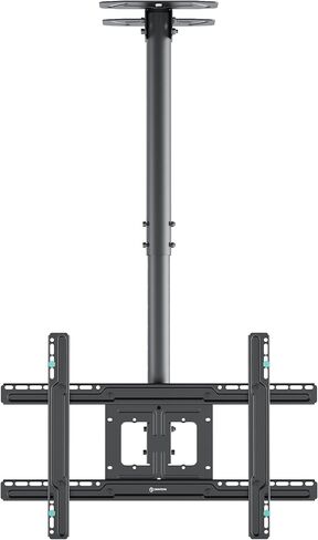 ONKRON TV Ceiling Mount for 32-80 Inch Screen up to 150 lbs, Long & Height Adjustable TV Mount Ceiling max VESA 600x400 Full Motion Ceiling TV Mount Swivel and Tilt/Ceiling Mount TV Bracket Black in Kuwait