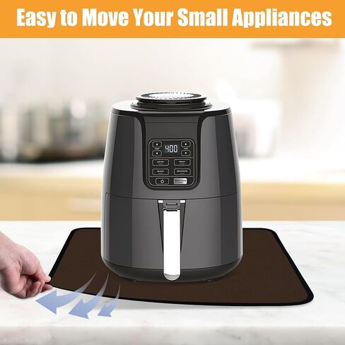 Heat Resistant Mat for Air Fryer, Oven, Countertop, 15x18in Hot Pads for Kitchen Counter, Heat Shield & Quartz Countertop Protector Mat, Air Fryer & Coffee Machine Accessories in Saudi Arabia