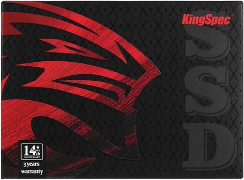 KingSpec 512 جيجابايت 2.5 بوصة SATA SSD، محرك أقراص الحالة الصلبة الداخلي SATA III 6 جيجابايت/ثانية - فلاش NAND TLC ثلاثي الأبعاد، متوافق مع سطح المكتب/الكمبيوتر المحمول/الكل في واحد (P3,512 جيجابايت) in Kuwait