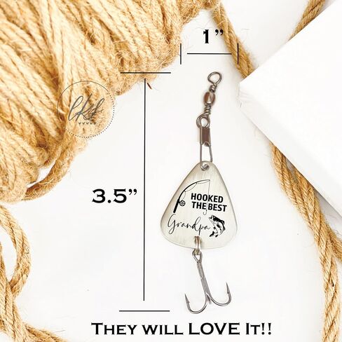 هدية صيد السمك لفكرة هدية بابا لفكرة هدية عيد ميلاد بابا فكرة هدية عيد ميلاد بابا فكرة هدية عيد الميلاد بابا فكرة هدية بابا تخزين إغراء الصيد لبابا FBA-HOOKED-LURE (بابا) in Kuwait