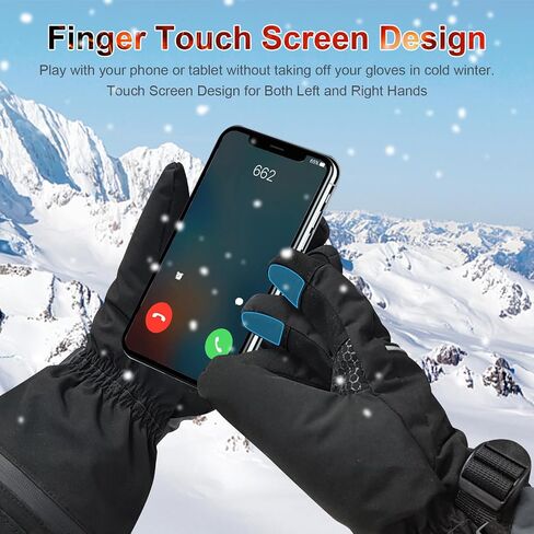 Rechargeable Heated Gloves for Men Women,7.4V Fast Heating Gloves Liners, Hand Warmers Arthritis Gloves, Heater Cold Winter Gloves, Snowmobile Camping Cycling Skiing Hiking Working in Saudi Arabia