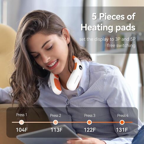 10000mah Rechargeable Neck Warmer,for Necks Up to 8 inches Wide,5 Hours Portable Neck Heater for Men and Women in Saudi Arabia