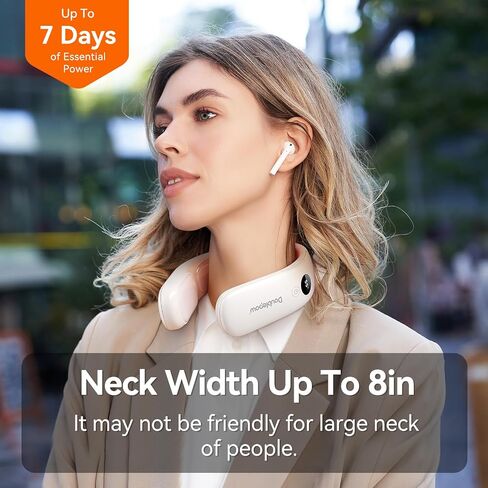 10000mah Rechargeable Neck Warmer,for Necks Up to 8 inches Wide,5 Hours Portable Neck Heater for Men and Women in Saudi Arabia