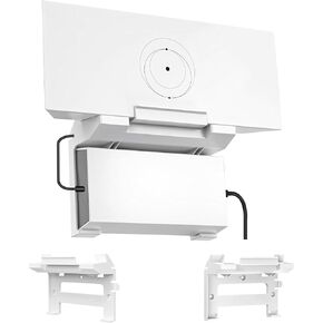 Starlink Router Mount, Starlink Router Wall Mount, Starlink Gen 3 Router Mount, Starlink Gen 3 Router Wall Mount, V3, 2 in 1 Router & Power Supply Starlink Mount, Utr-32 Brackets Holder, White