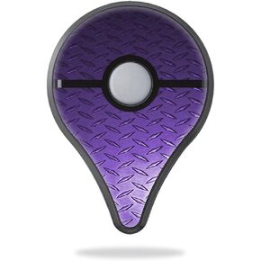 MightySkins Skin Compatible with Pokemon Pokemon Go Plus - Purple Diamond Plate | Protective, Durable, and Unique Vinyl Decal wrap Cover | Easy to Apply, Remove, and Change Styles | Made in The USA