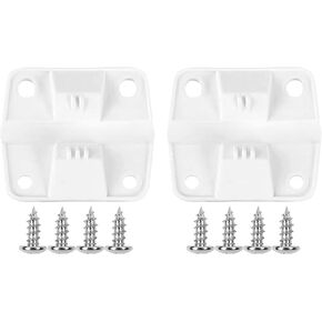 Cooler Replacement Plastic Hinges and Screws Set, Compatible with Coleman Coolers, Set of 2