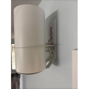 Compatible Wall Mount Deco WiFi 7 Wall Mount, Sturdy Metal Made Mount Stand Holder for Deco BE63/ BE65/BE10000 Mesh Wi-Fi 7 System Space-Saving Wall Hanging Bracket Holder Come with Cable Organizer