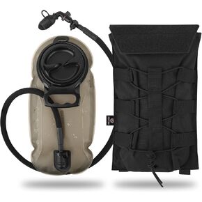 حزمة الترطيب التكتيكية PETAC GEAR سعة 1.5 لتر / 3 لتر، حقيبة حامل مولي لحقيبة الظهر المائية سعة 50 أونصة / 100 أونصة. in Kuwait