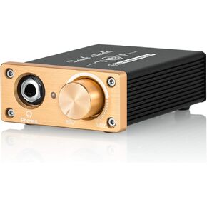 Douk Audio U3 Headphone Amps, Mini Hi-Fi Amplifier for Home Desktop PC 6.35mm / 3.5mm Headsets, Class A, RCA Input, DC 5V