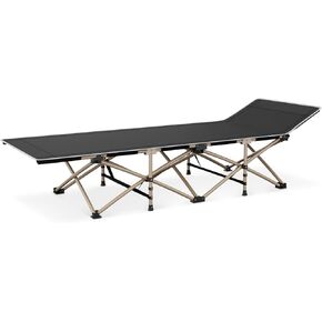 MoNiBloom Folding Sleeping Cot for Adults, Easy to Set Up Portable & Lightweight Camping Cot for Outdoor Camping, Lounging and Elevated Napping, Support 360 lbs, Pink