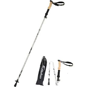Walking Stick - Collapsible Trekking Pole for Men and Women,7075 Aluminum Hiking Stick for Seniors